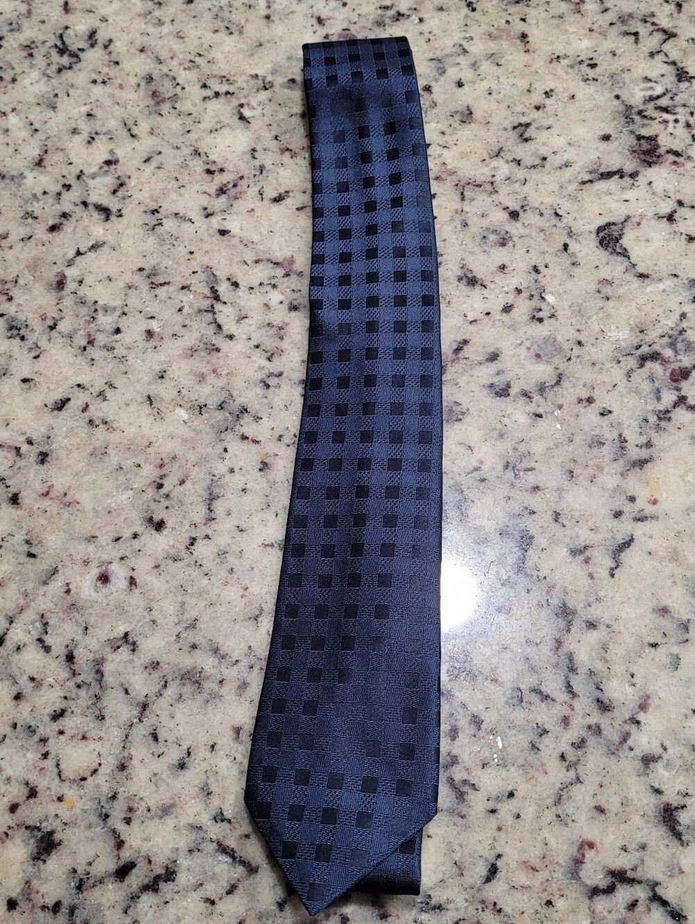 Louis Vuitton Blue Silk Tie